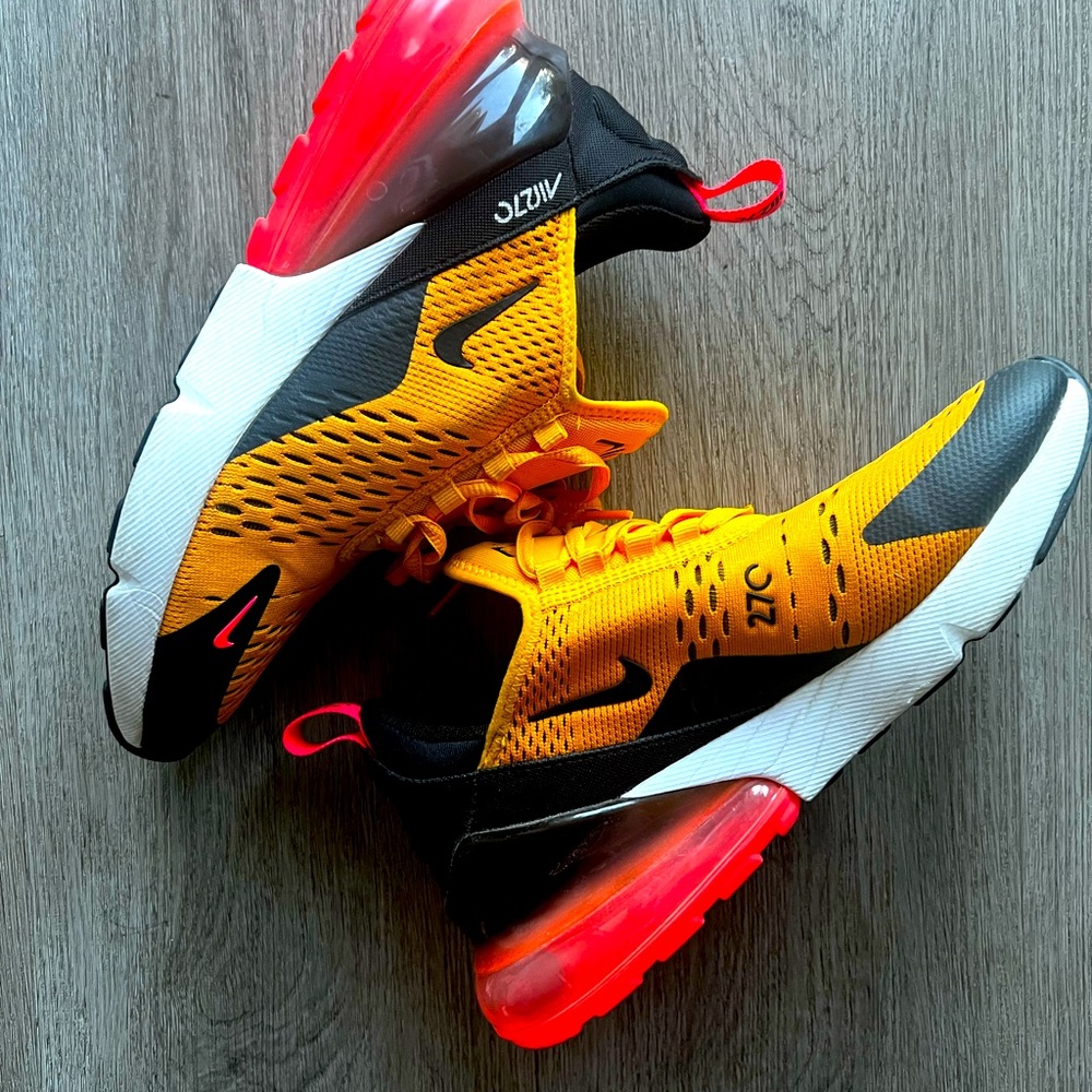 Nike air max 270 tiger black sz 6y/8woman